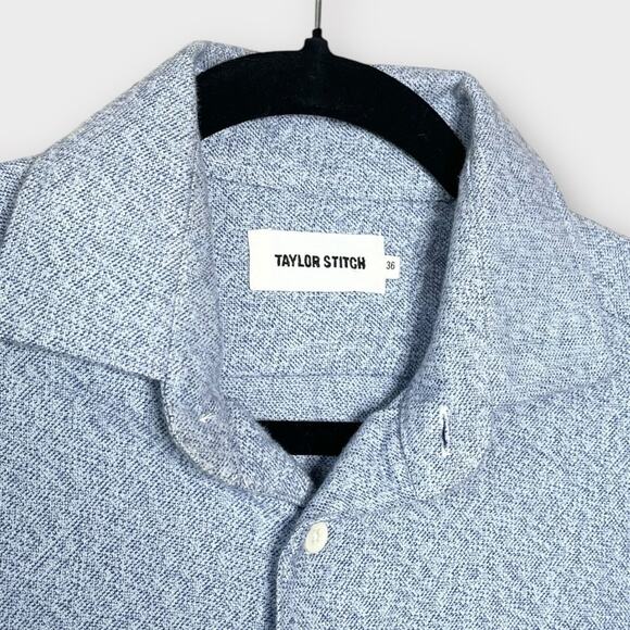 TAYLOR STITCH heavyweight organic cotton blue button up shirt size 36 (xs) - Picture 3 of 4